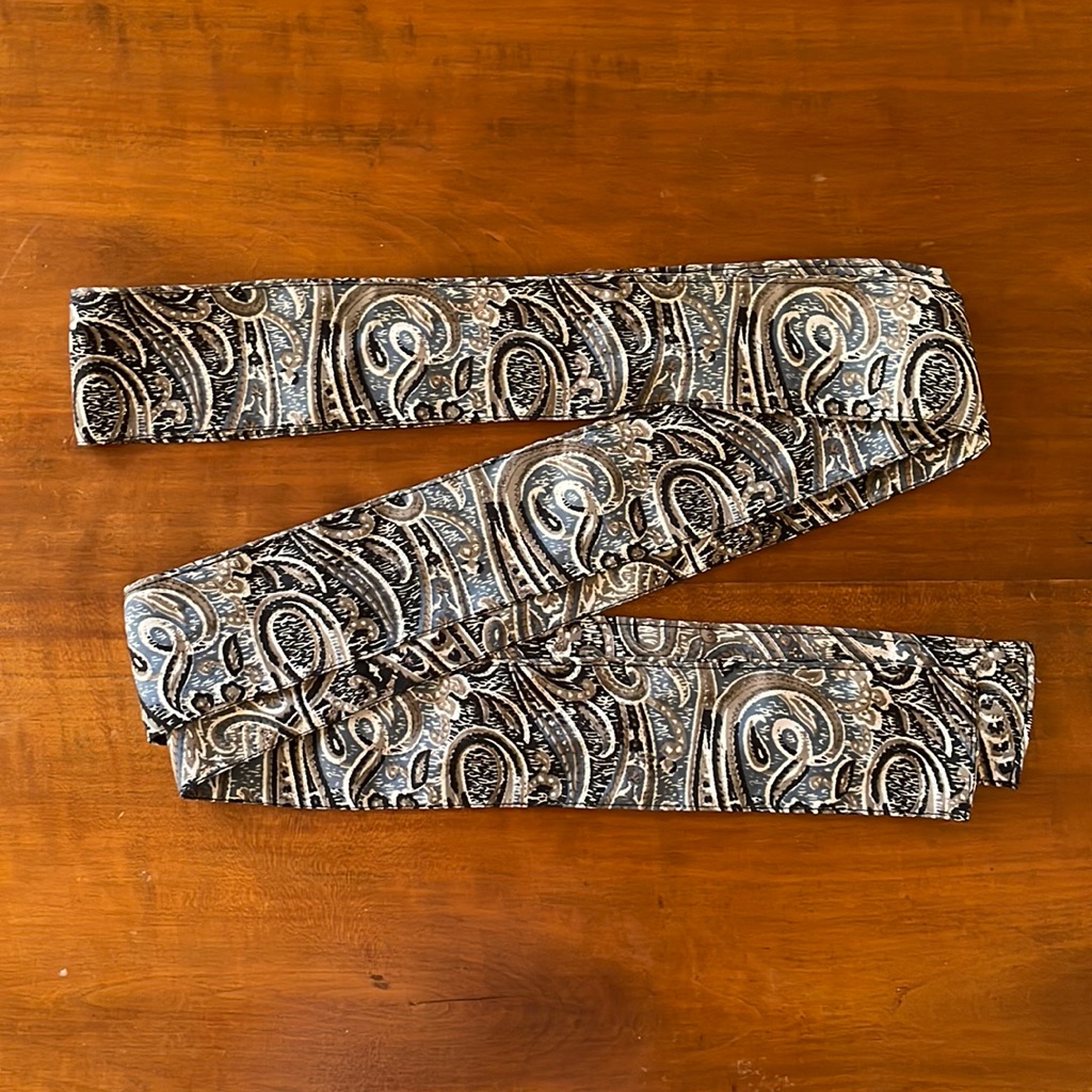 Patterned Silk Sash